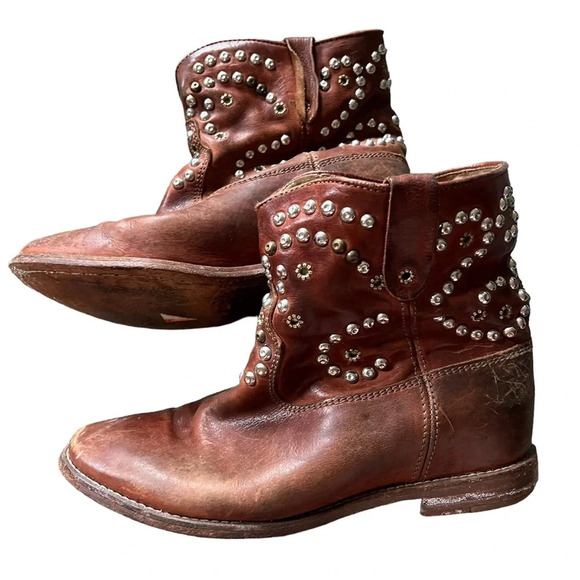 Isabel Marant Studded Western Boots, size 37
